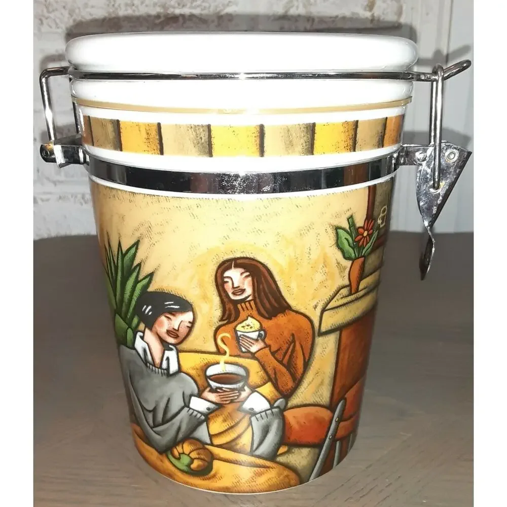 MSC Joie De Vivre Cafe Canister Art Deco Inspired